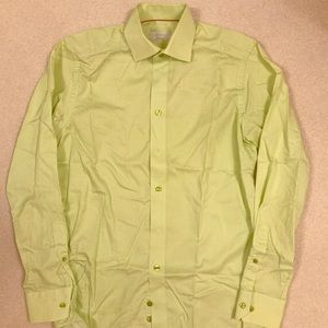NWOT Eton lime green contemporary fit dress shirt
